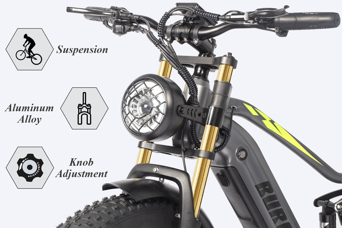 Burchda RX80 Off Road Fat Tire Ebike