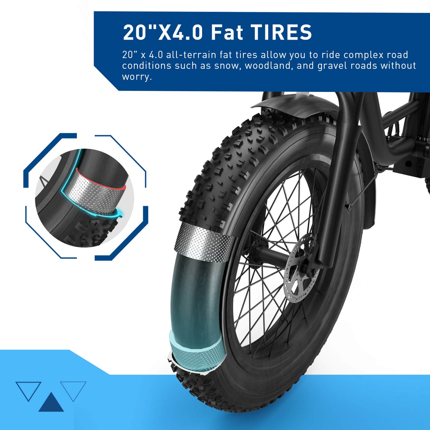 Hiboy EX6 Step-thru Fat Tire Electric Bike Black