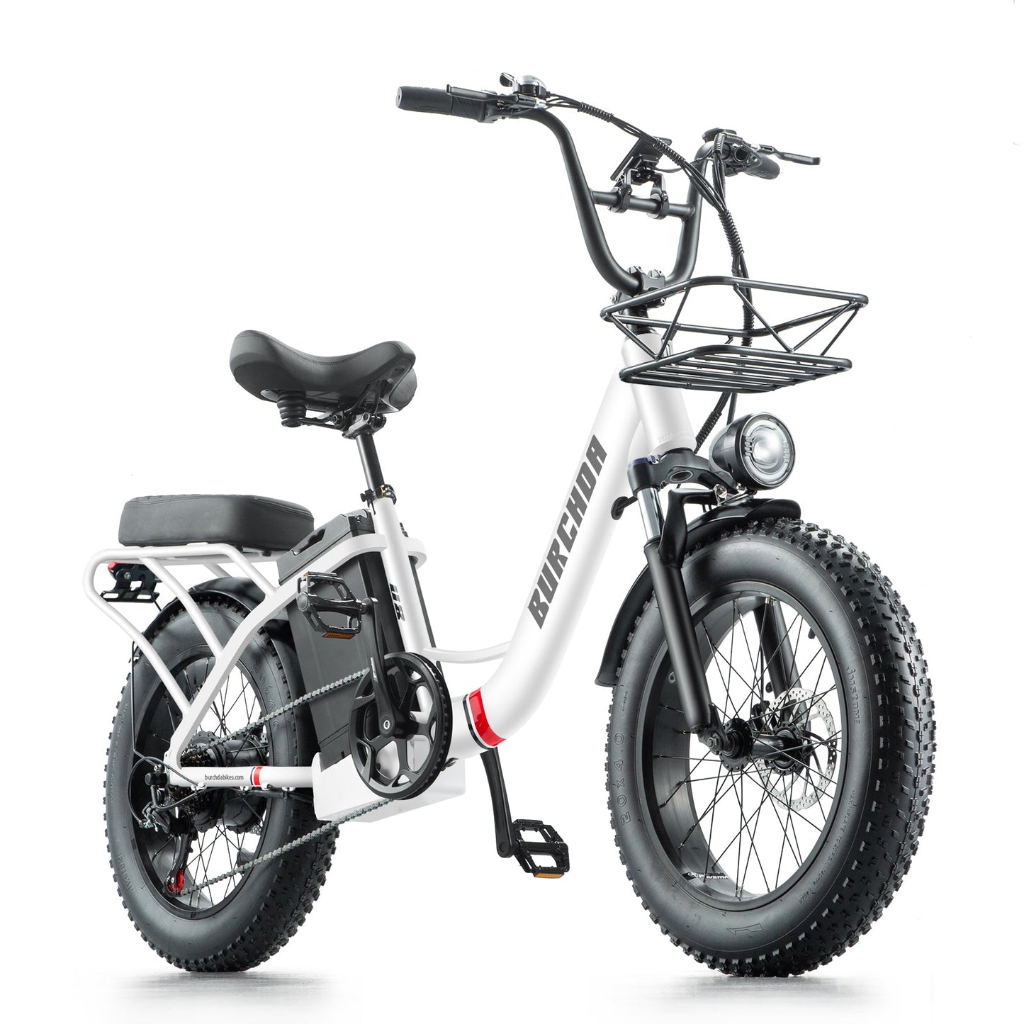 Burchda U8 31.5Ah Large Battery Long Range Step Thru Fat Tire Ebike
