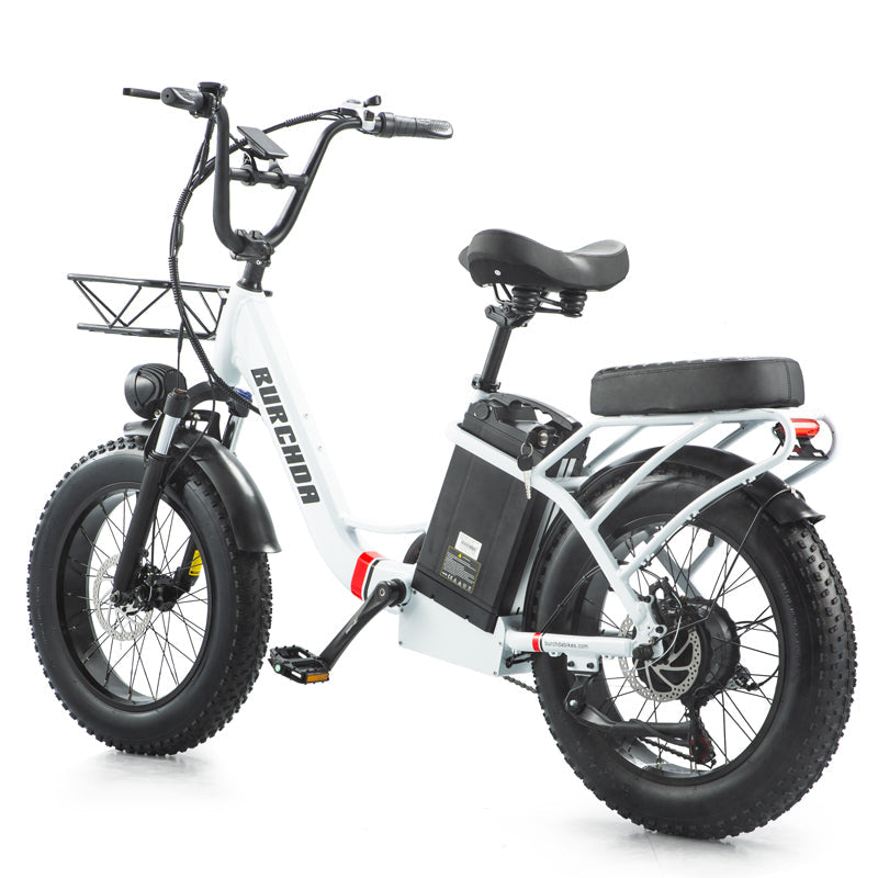 Burchda U8 31.5Ah Large Battery Long Range Step Thru Fat Tire Ebike